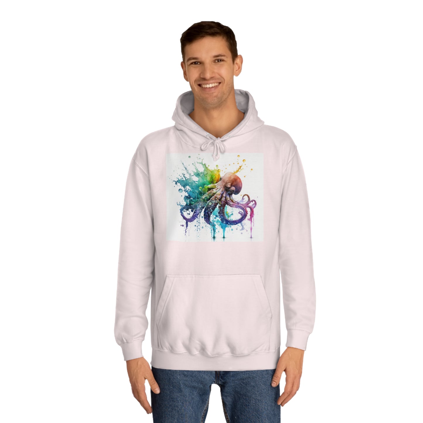 Octopus Drip Paint Hoodie