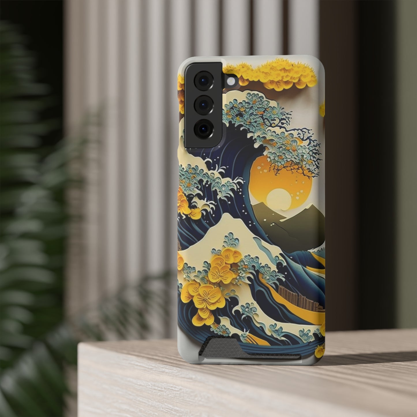 The Tourist White Phone Case With Card Holder