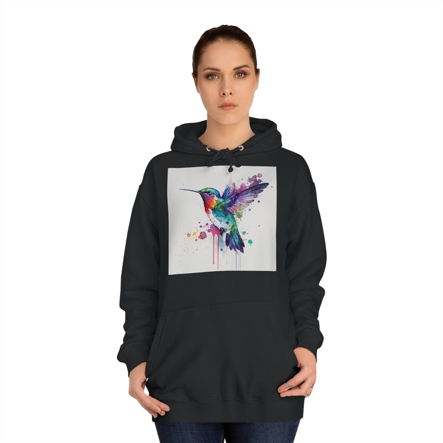 Hummingbird Watercolor Hoodie