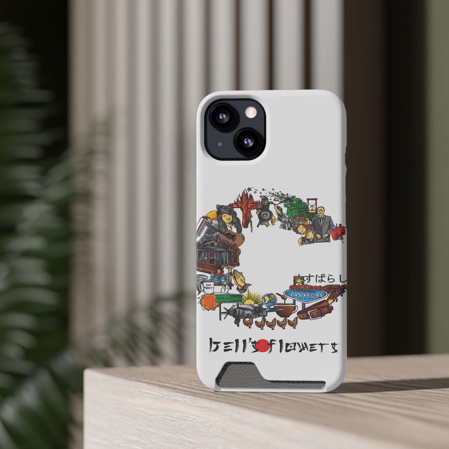bell's flowers Album C original Phone Case With Card Holder