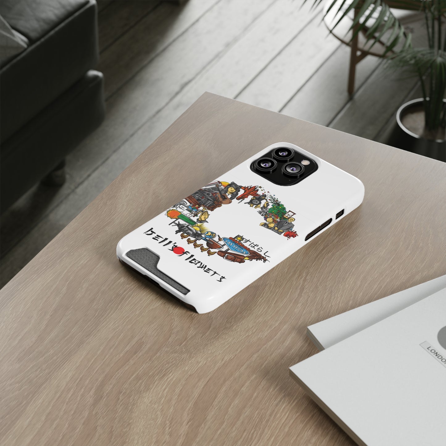 bell's flowers Album C original Phone Case With Card Holder