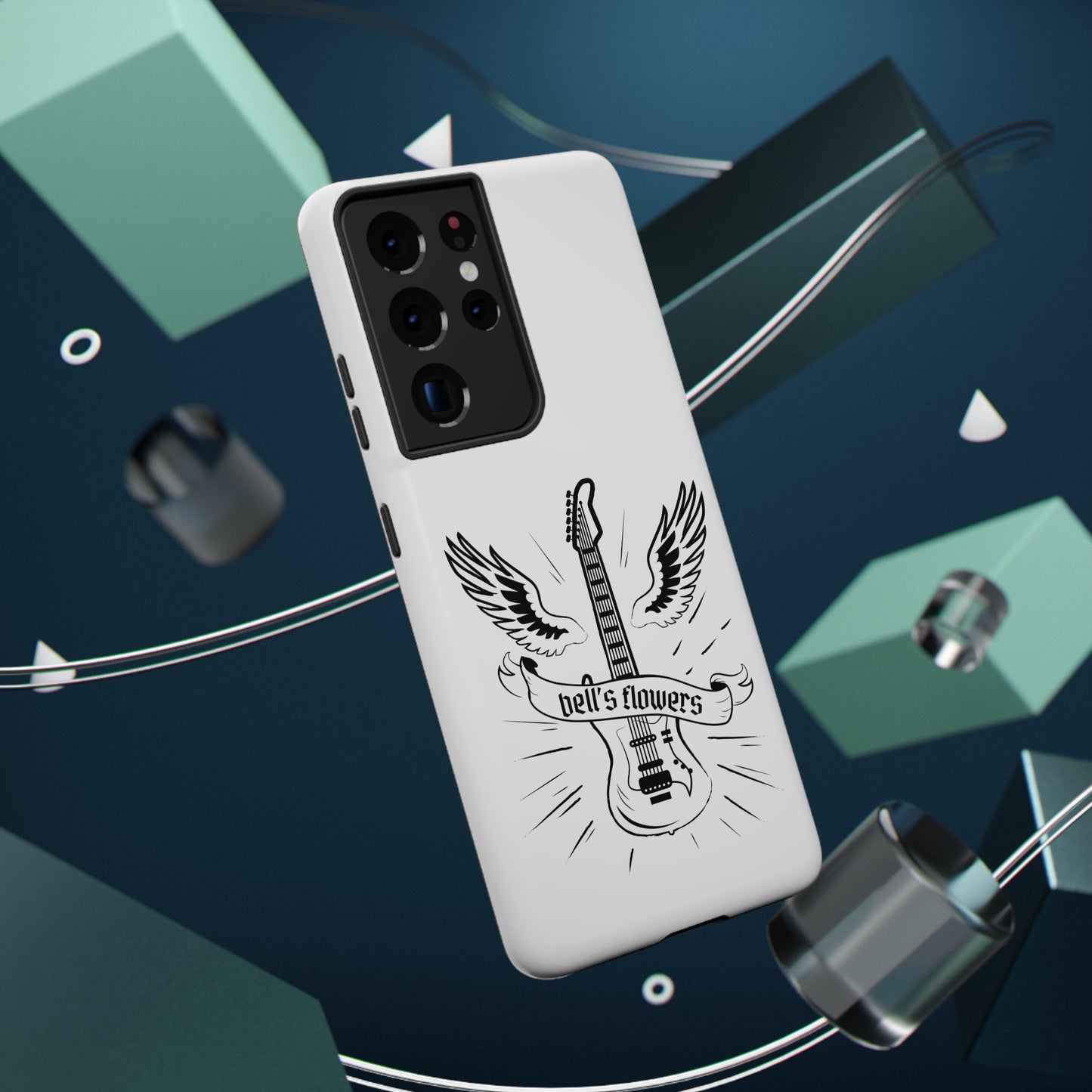 bell’s flowers Rock With Wings Phone Case