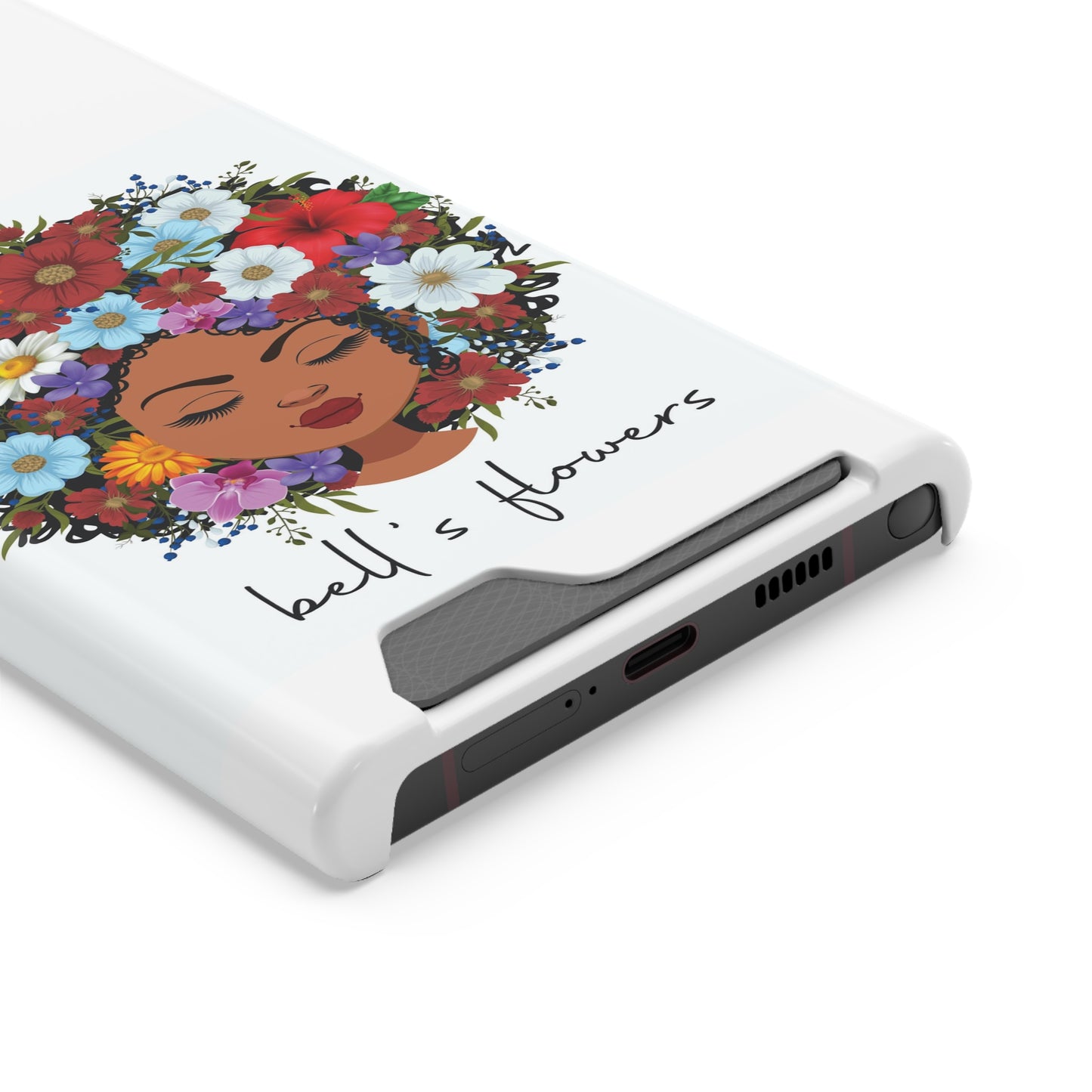 bell's flowers Original Logo Phone Case With Card Holder