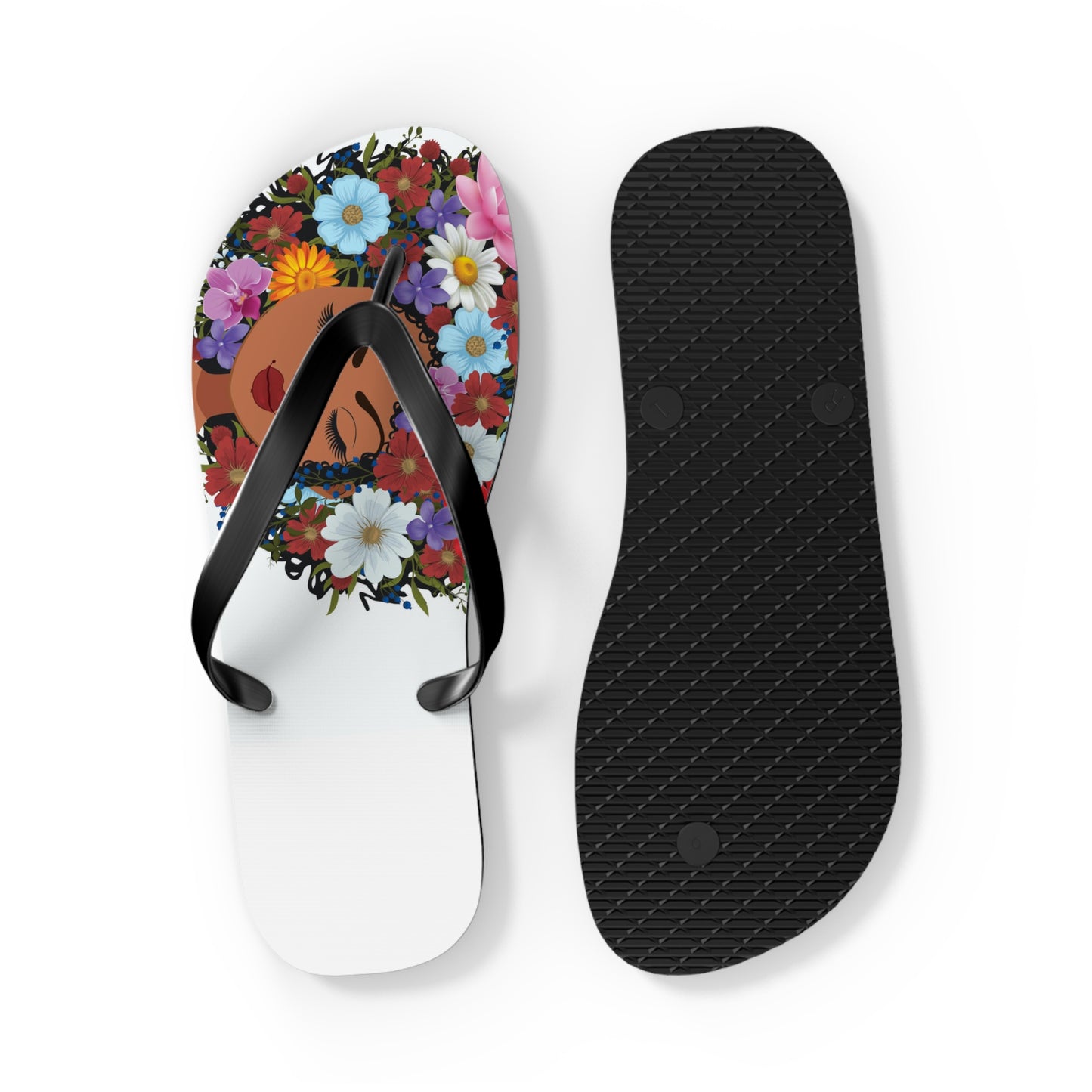 bell's flowers Original Logo Flip Flops