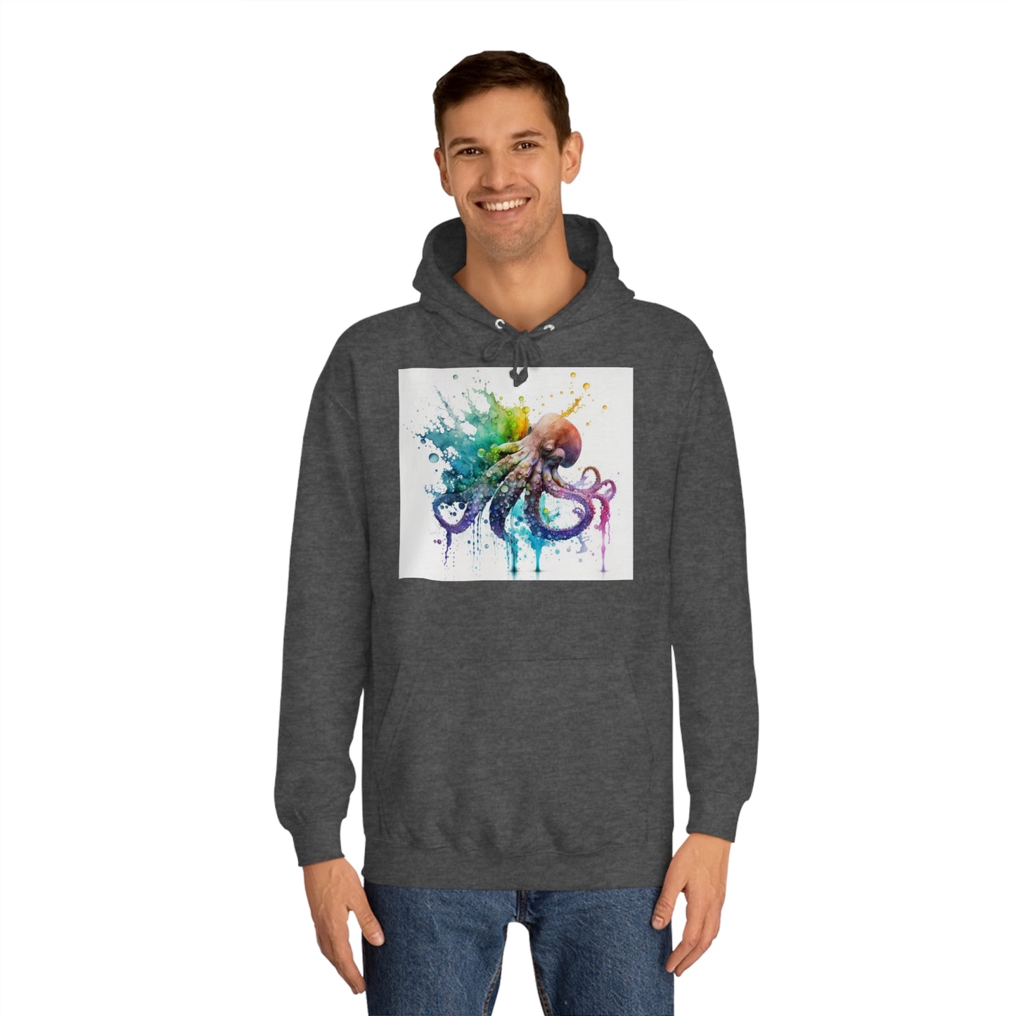 Octopus Drip Paint Hoodie