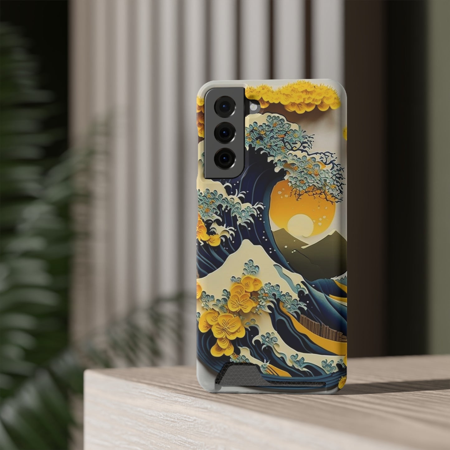 The Tourist White Phone Case With Card Holder