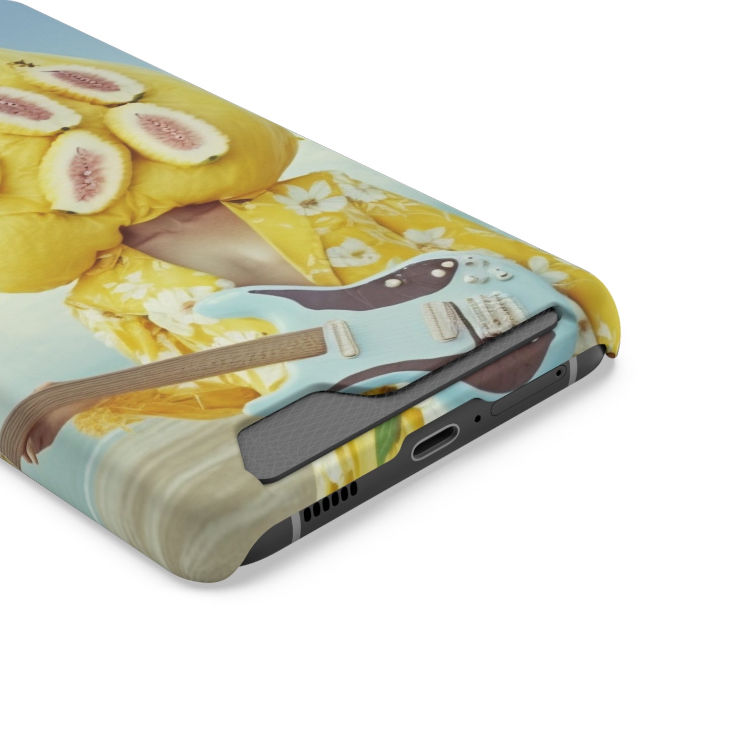 False Banana Phone Case With Card Holder