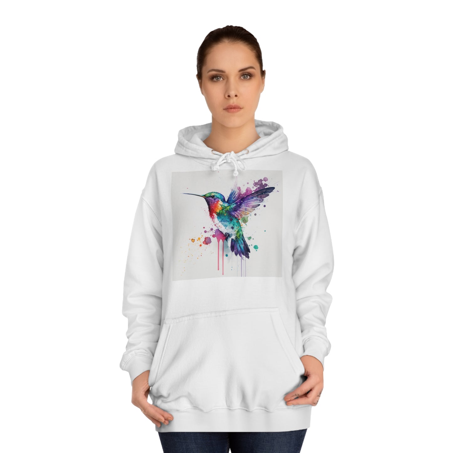 Hummingbird Watercolor Hoodie