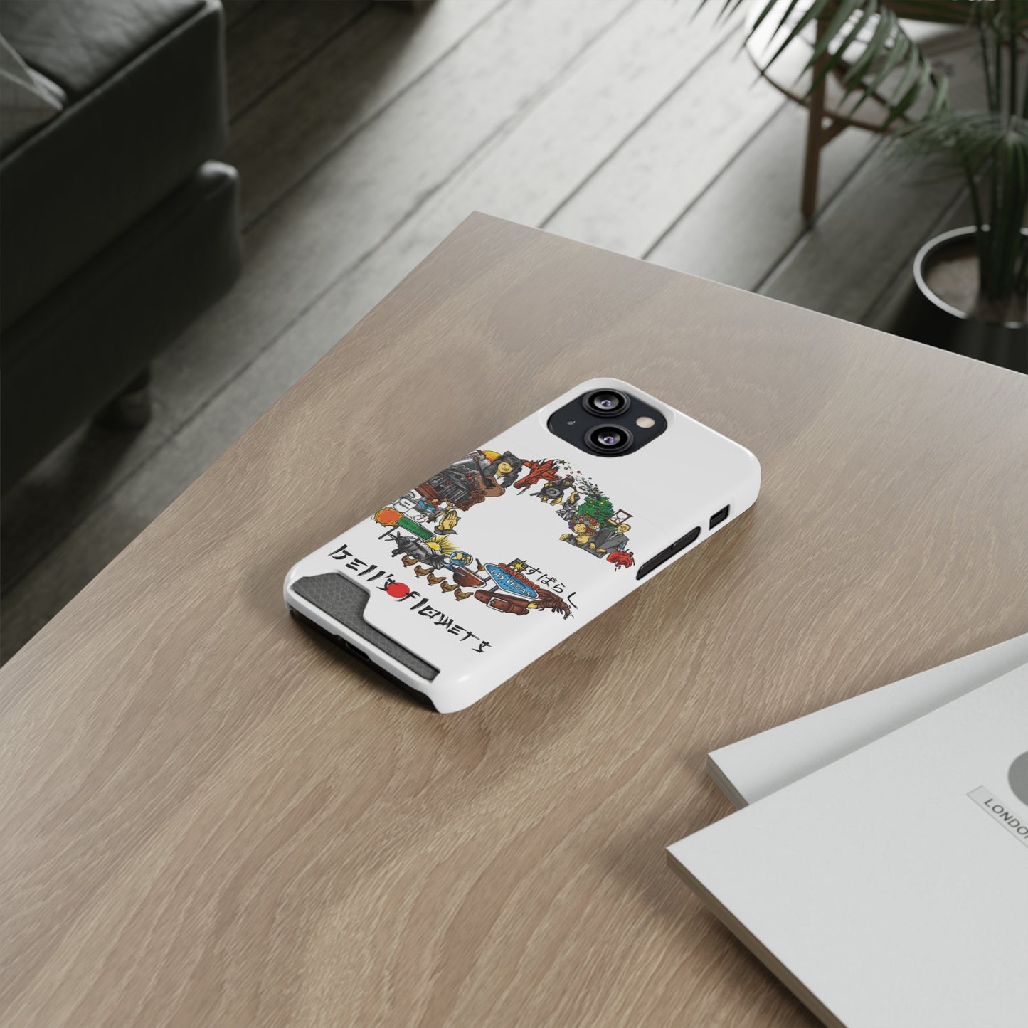 bell's flowers Album C original Phone Case With Card Holder