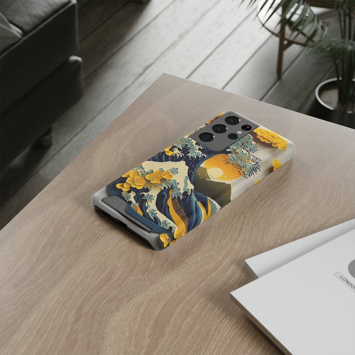 The Tourist White Phone Case With Card Holder