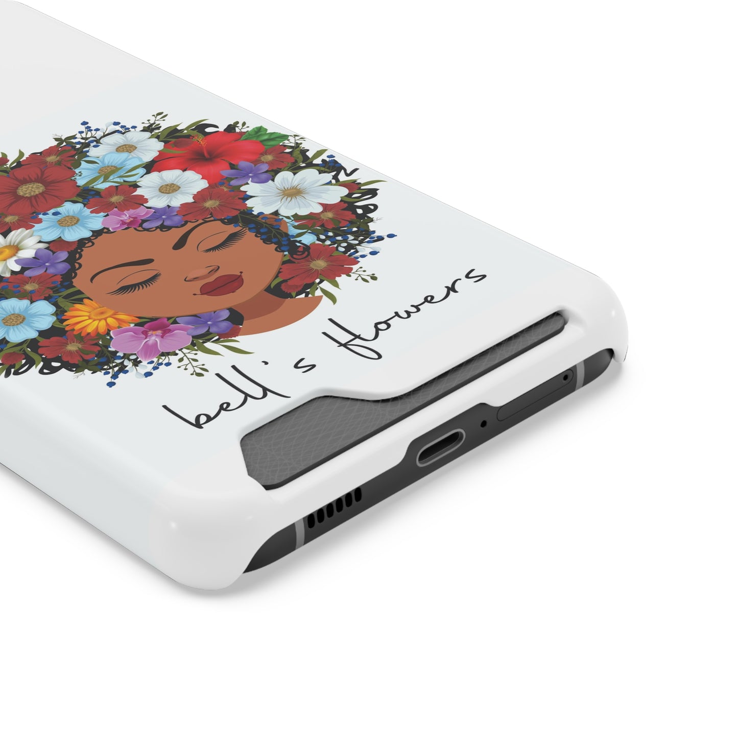 bell's flowers Original Logo Phone Case With Card Holder