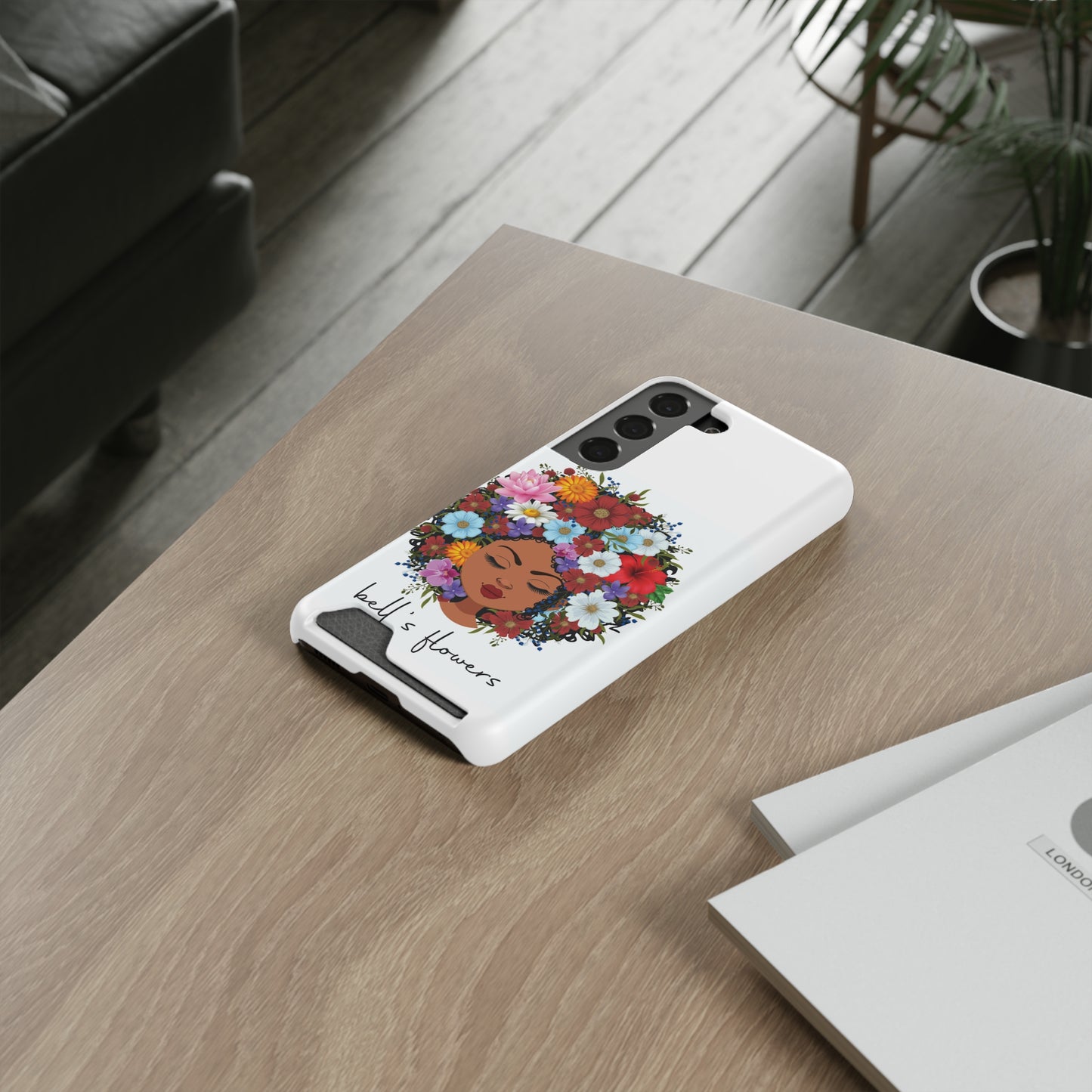 bell's flowers Original Logo Phone Case With Card Holder