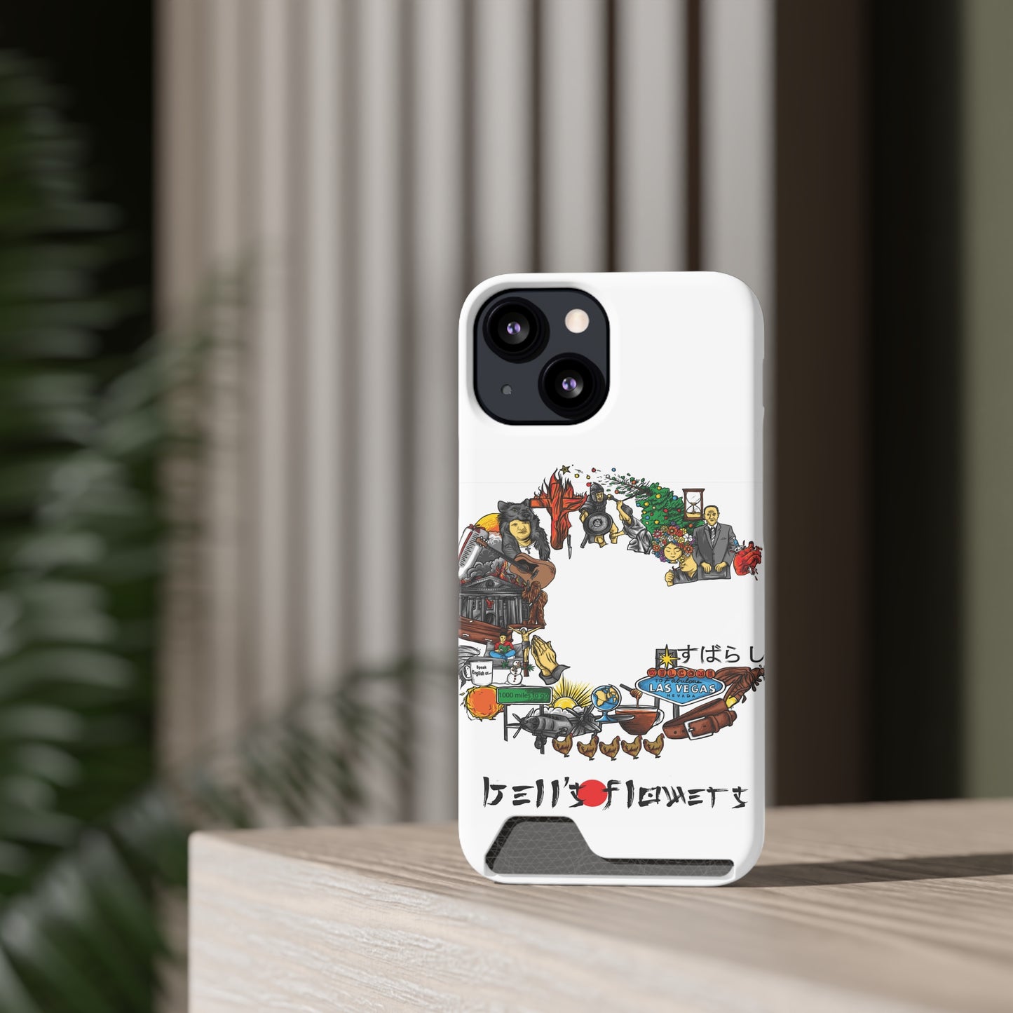 bell's flowers Album C original Phone Case With Card Holder