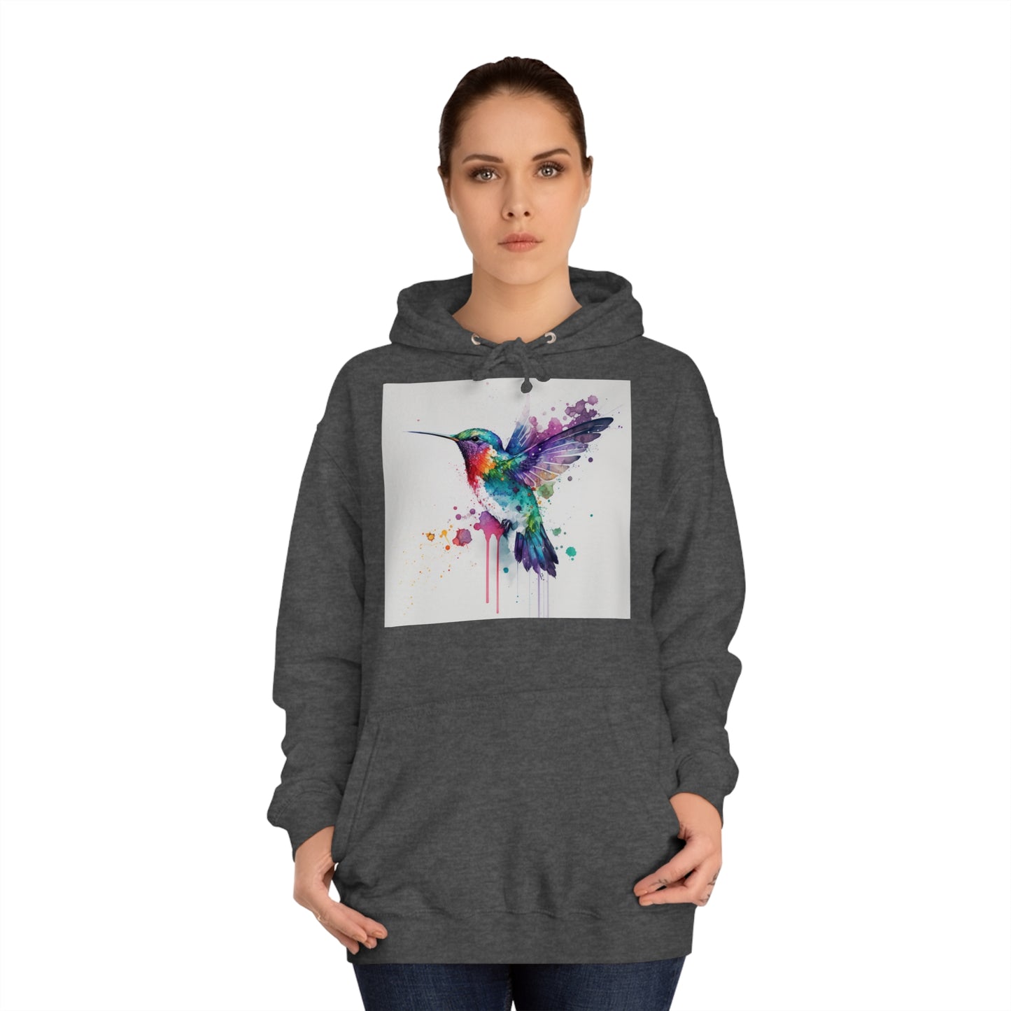 Hummingbird Watercolor Hoodie