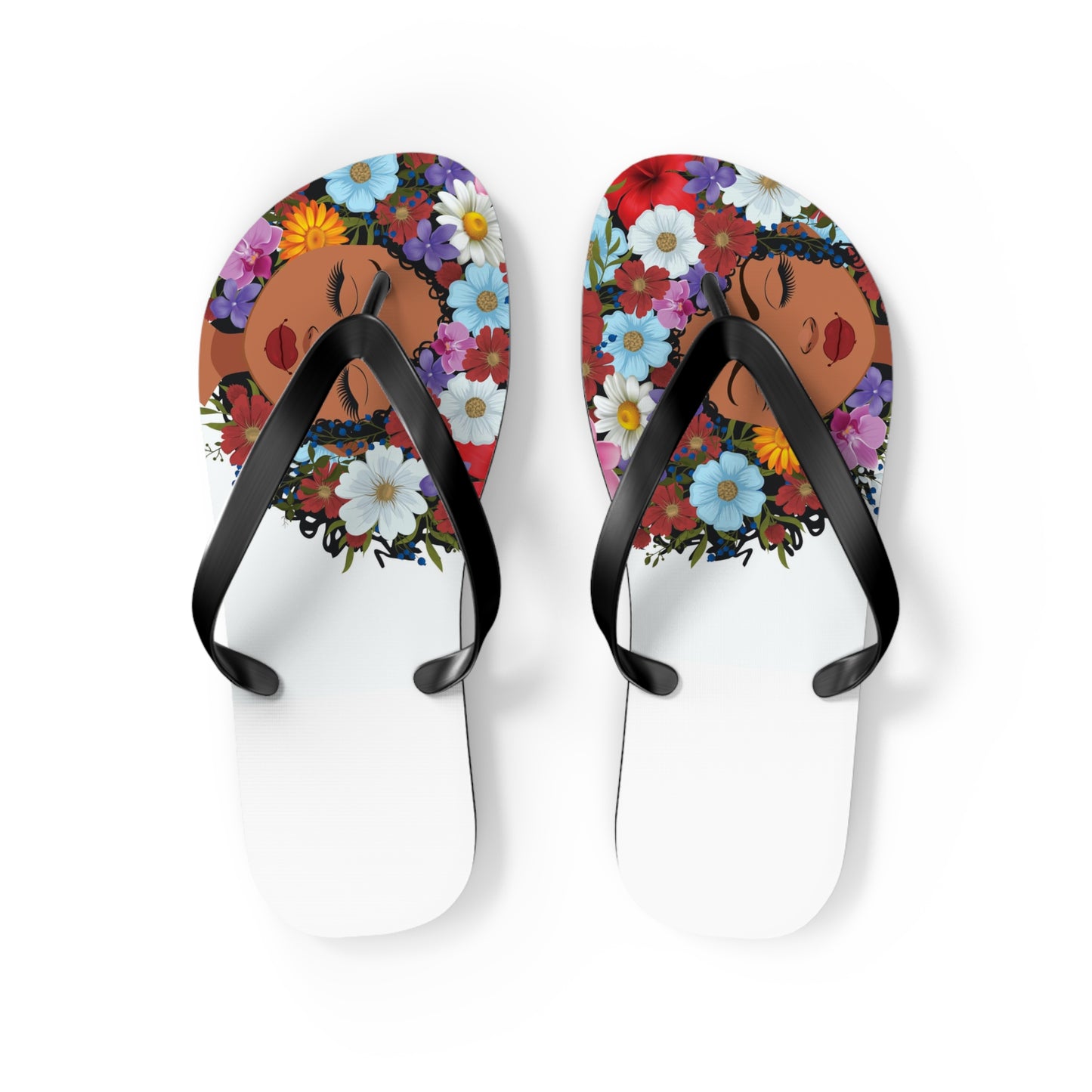 bell's flowers Original Logo Flip Flops
