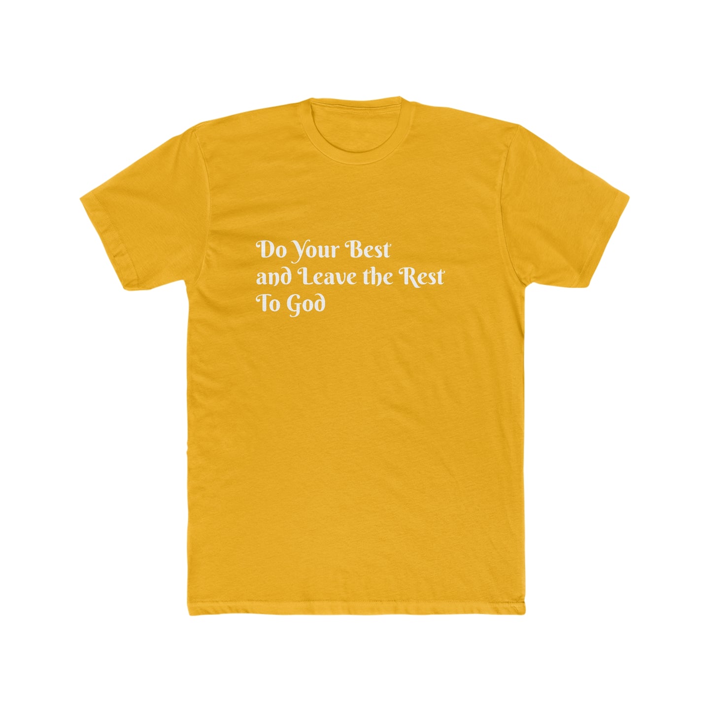 Do Your Best Men's Cotton Crew Tee