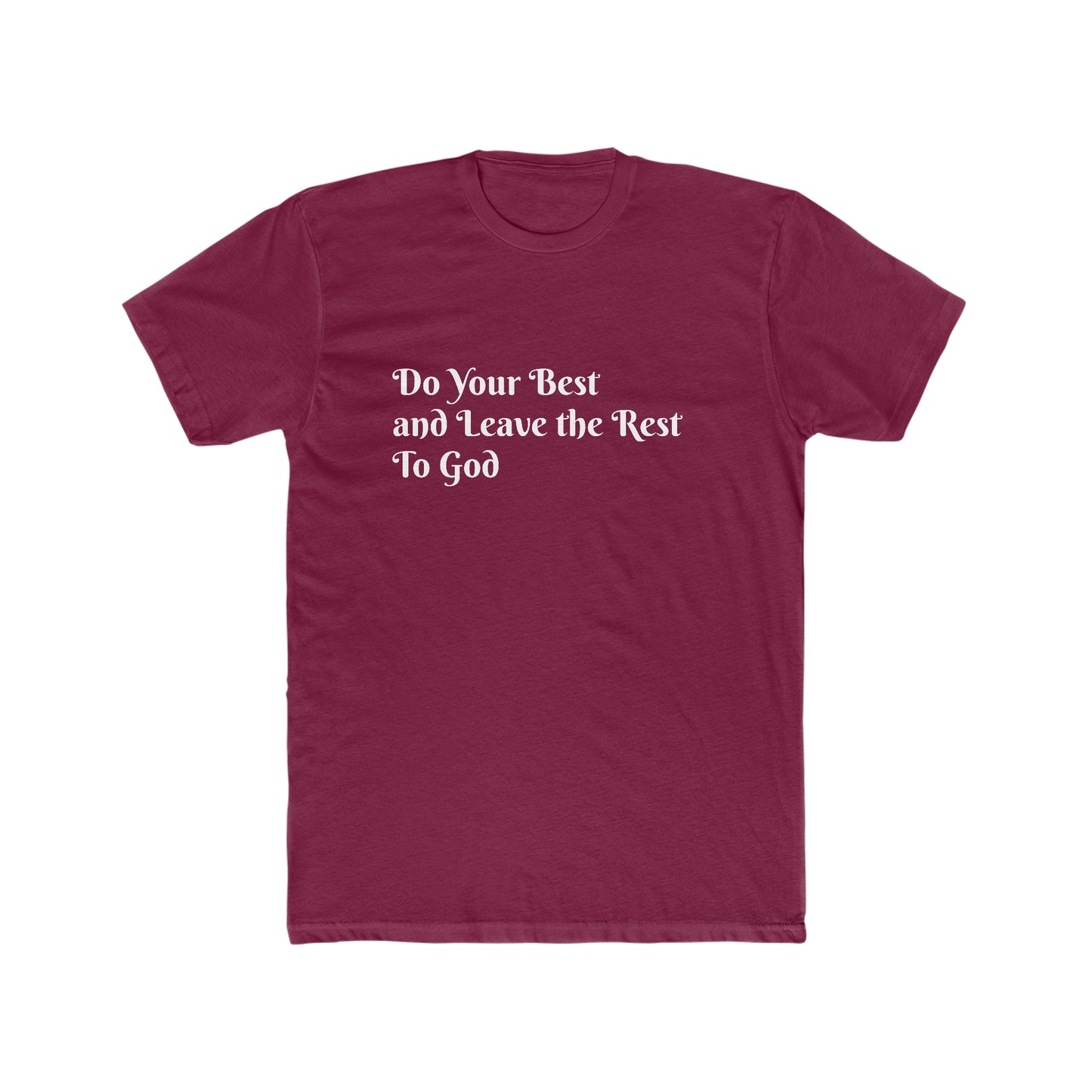 Do Your Best Men's Cotton Crew Tee