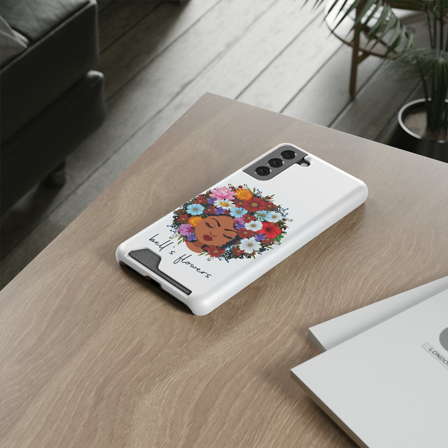 bell's flowers Original Logo Phone Case With Card Holder