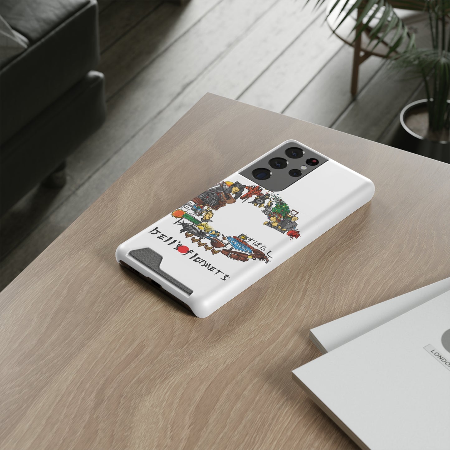 bell's flowers Album C original Phone Case With Card Holder
