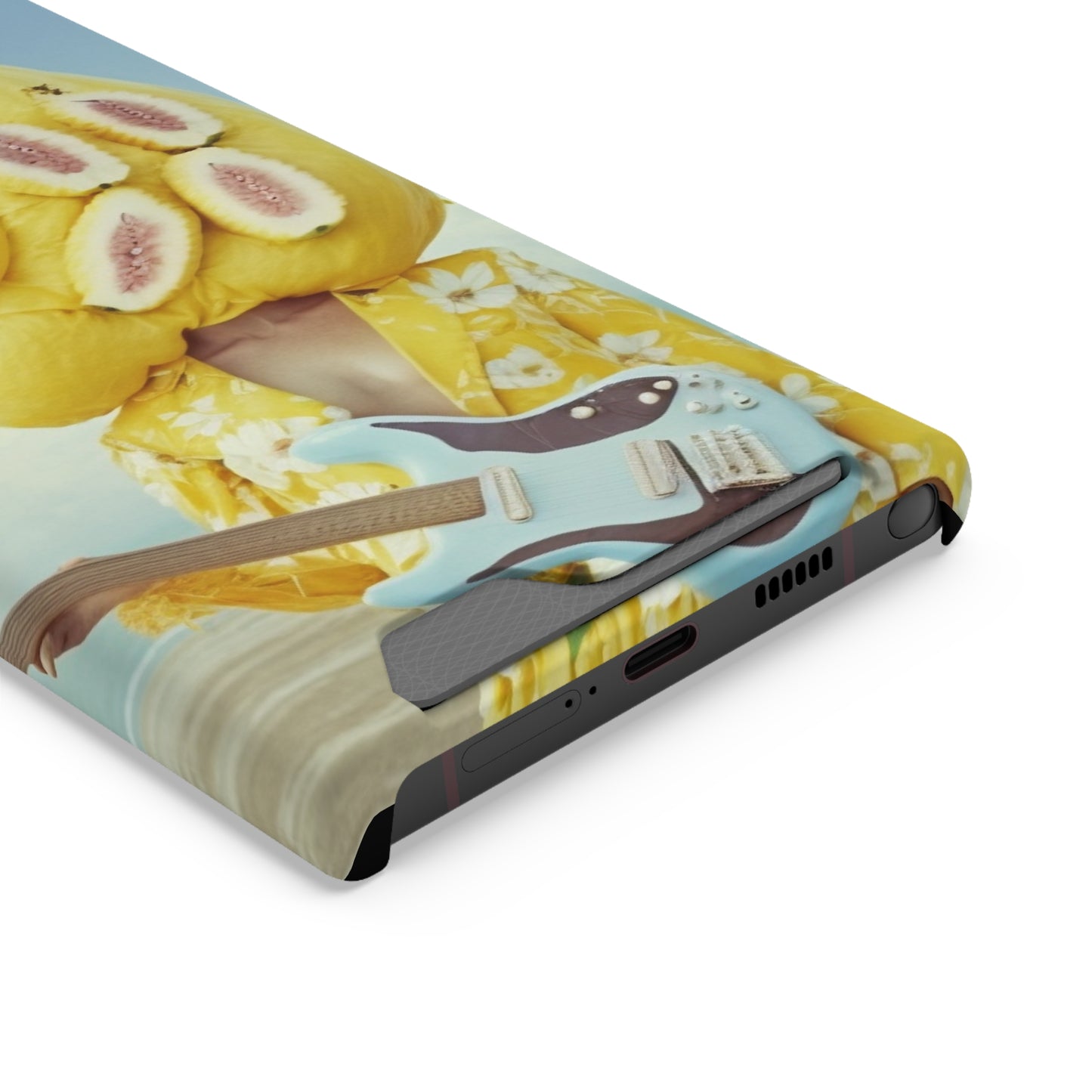 False Banana Phone Case With Card Holder