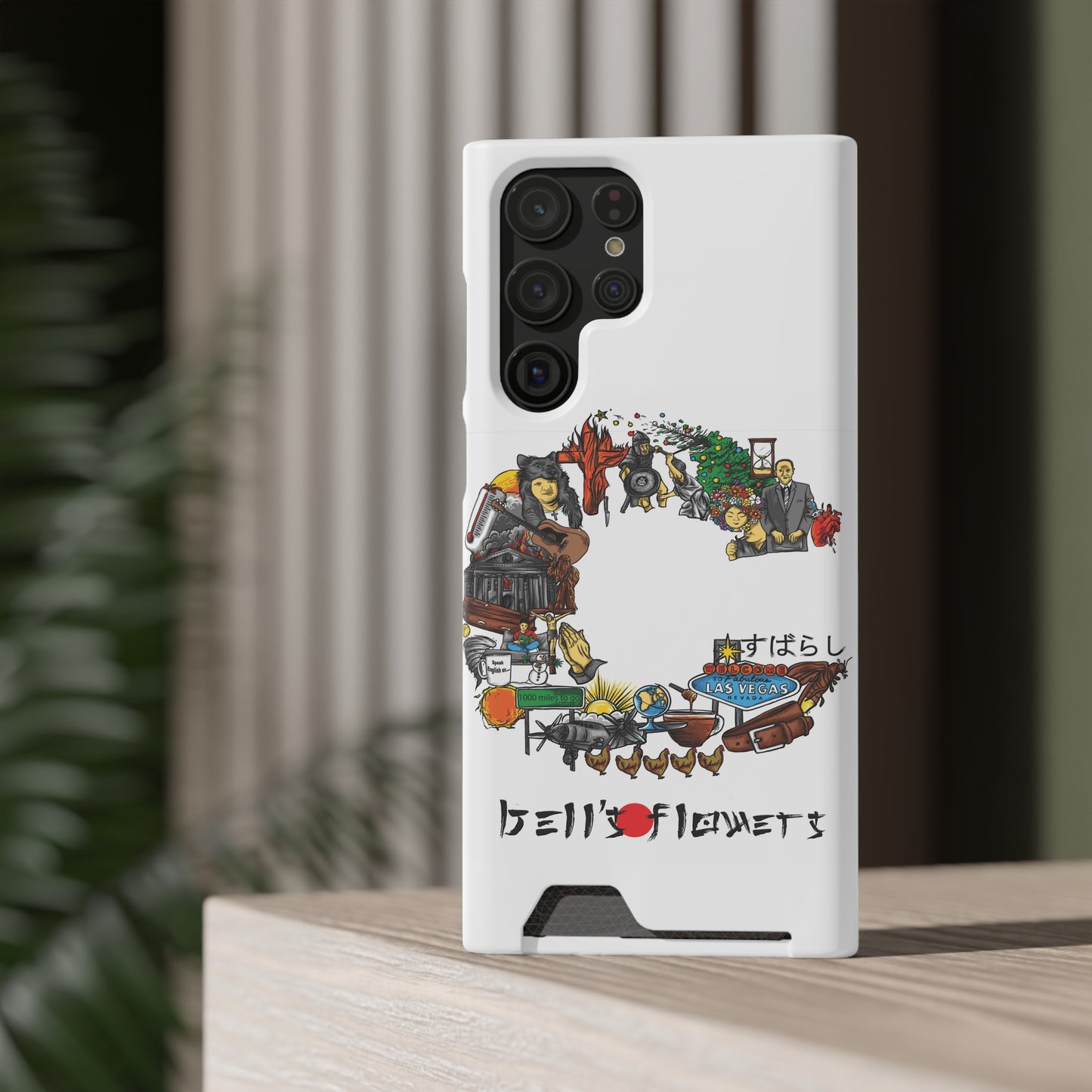 bell's flowers Album C original Phone Case With Card Holder