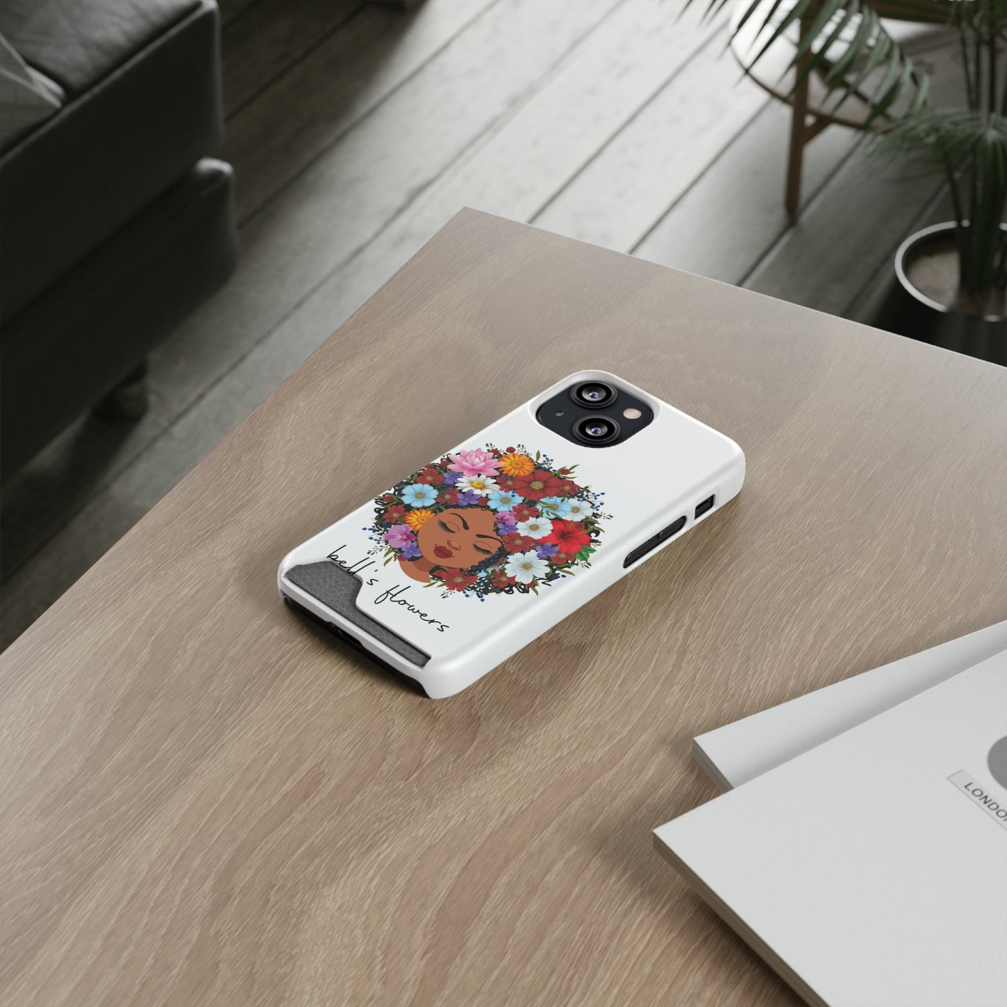 bell's flowers Original Logo Phone Case With Card Holder