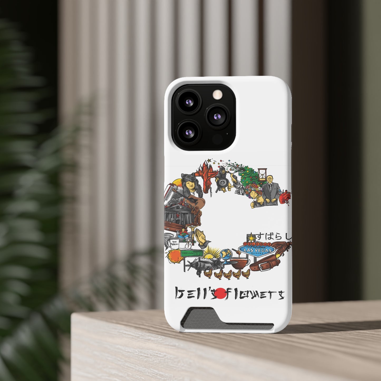 bell's flowers Album C original Phone Case With Card Holder