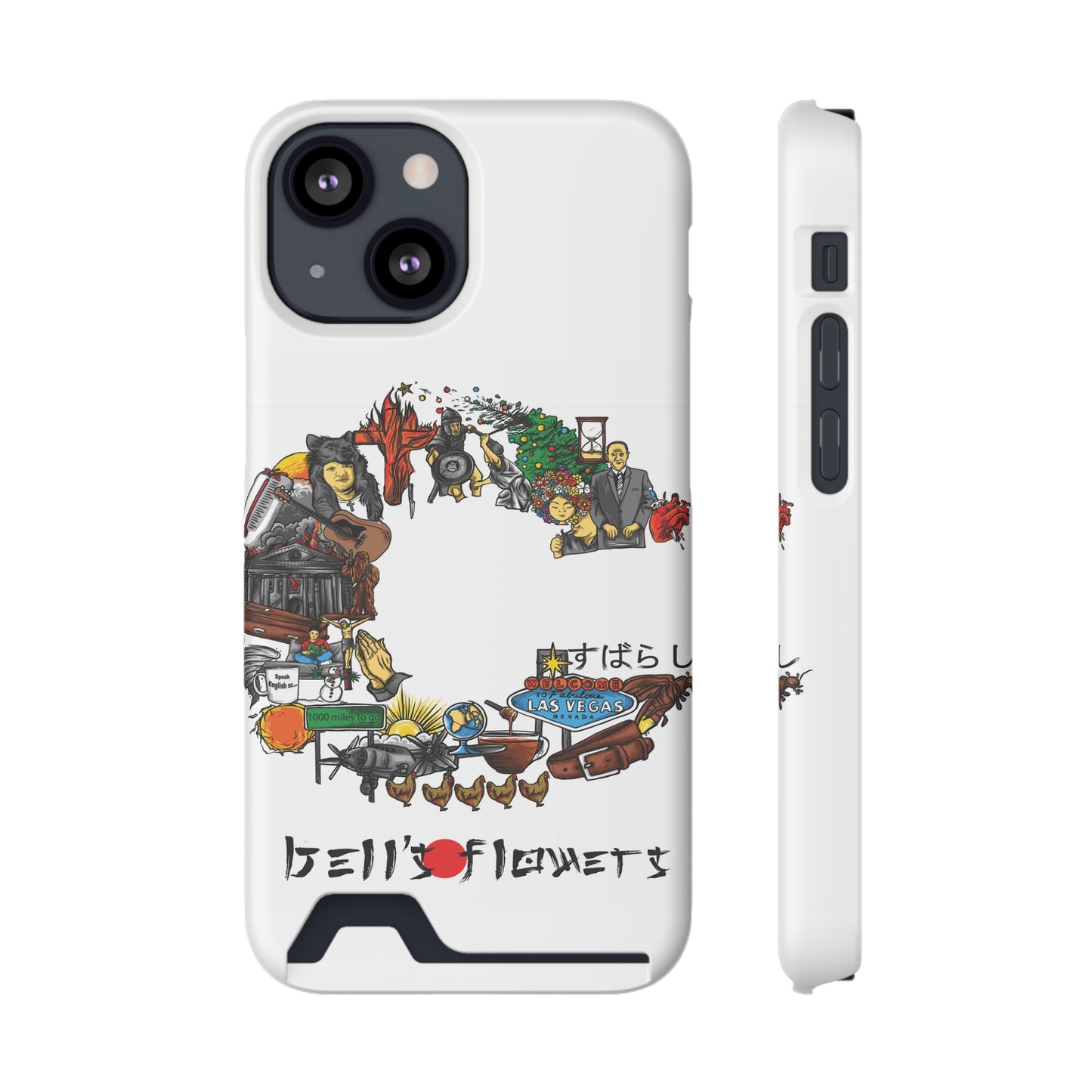 bell's flowers Album C original Phone Case With Card Holder