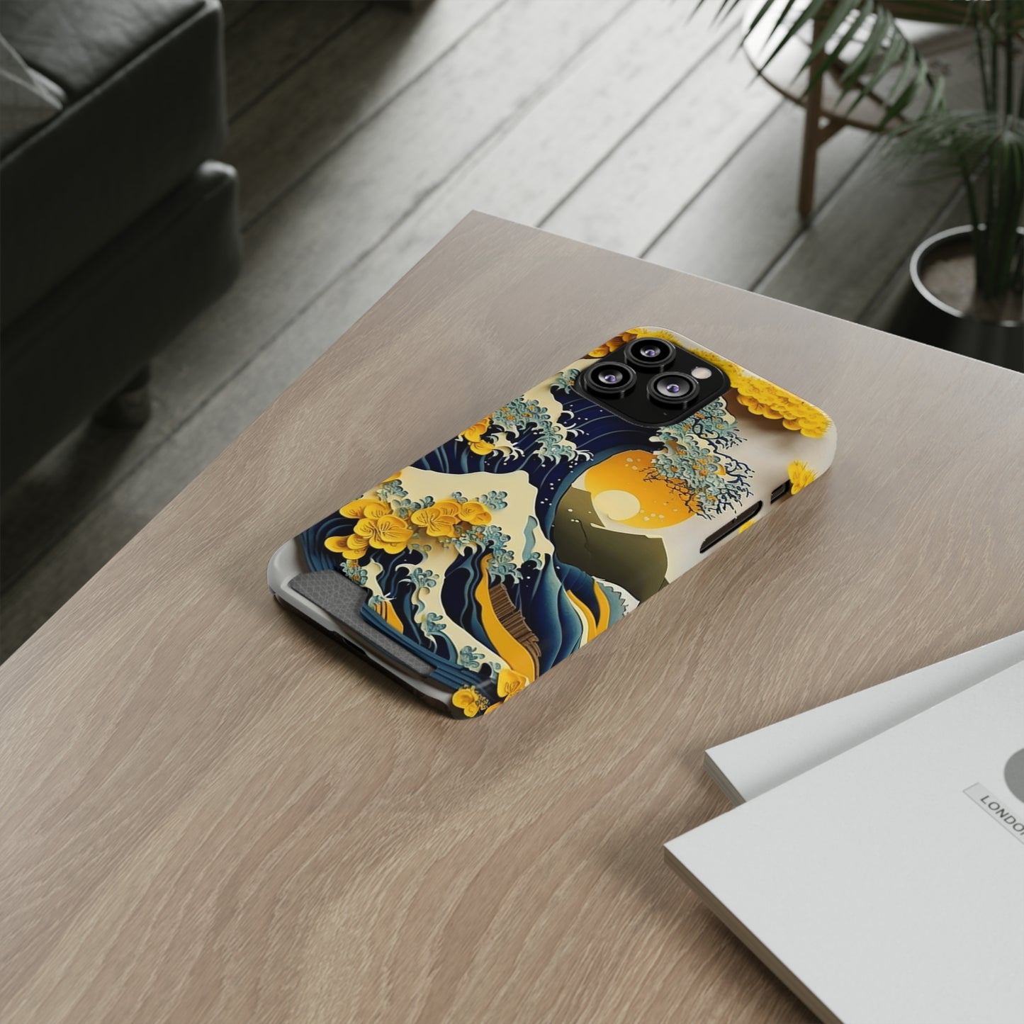 The Tourist White Phone Case With Card Holder