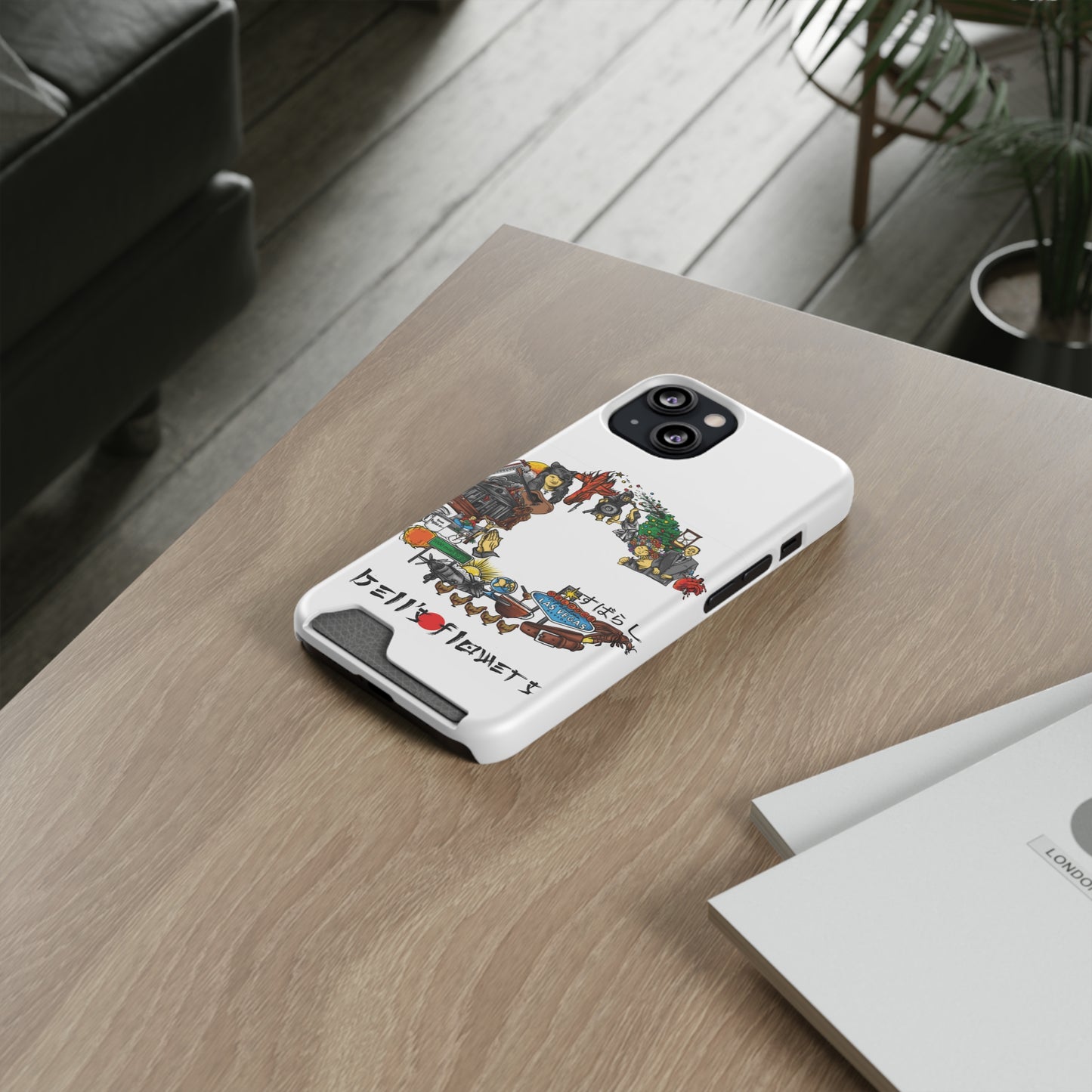 bell's flowers Album C original Phone Case With Card Holder