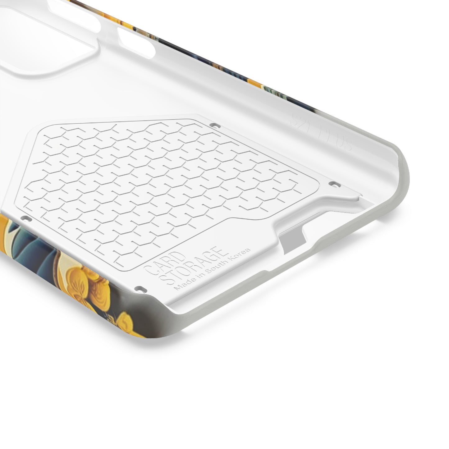The Tourist White Phone Case With Card Holder
