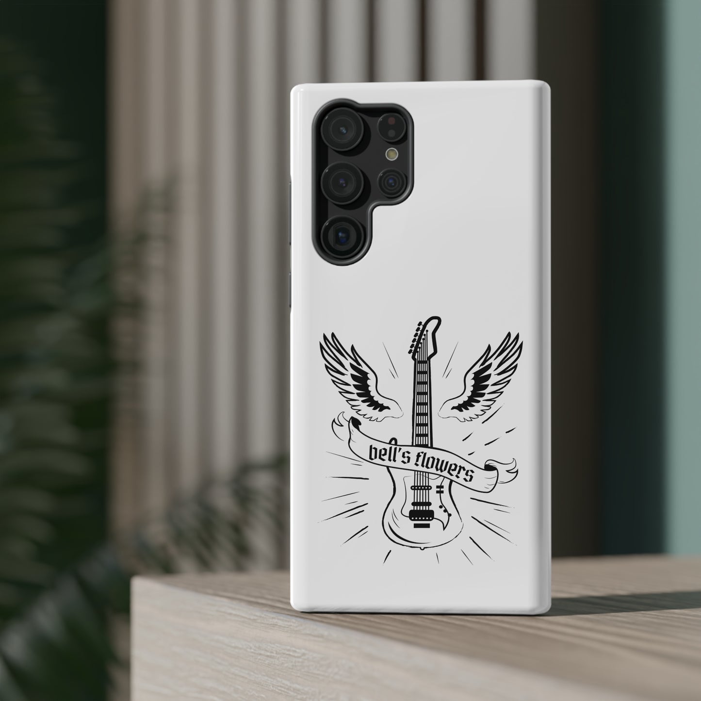 bell’s flowers Rock With Wings Phone Case