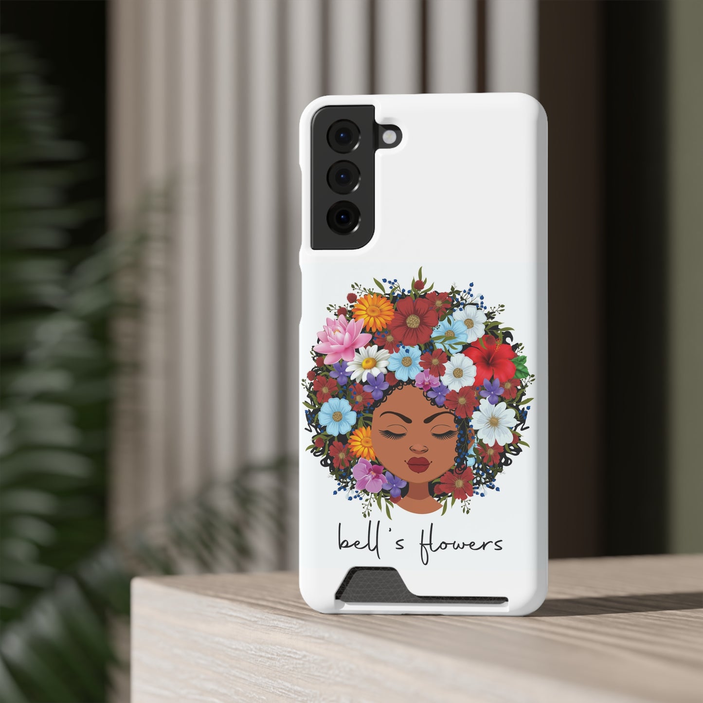 bell's flowers Original Logo Phone Case With Card Holder