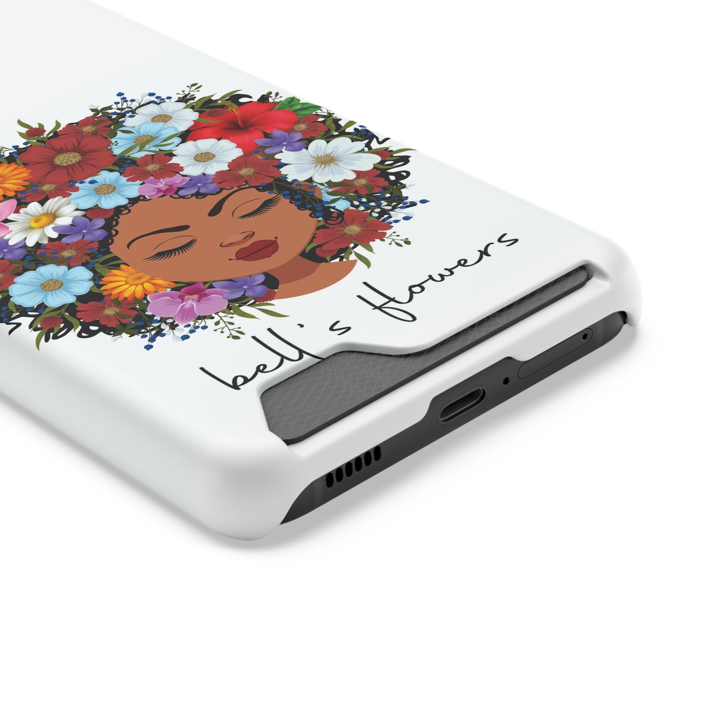 bell's flowers Original Logo Phone Case With Card Holder