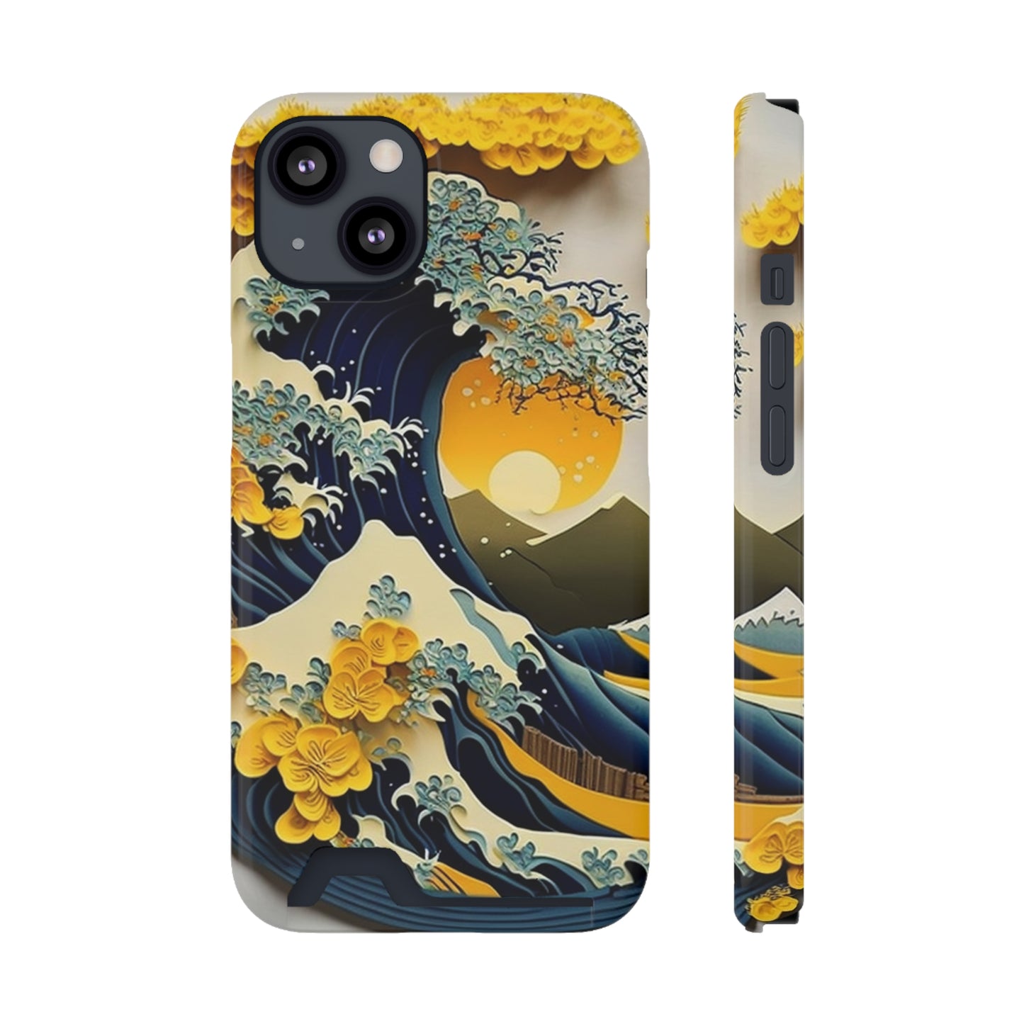 The Tourist White Phone Case With Card Holder