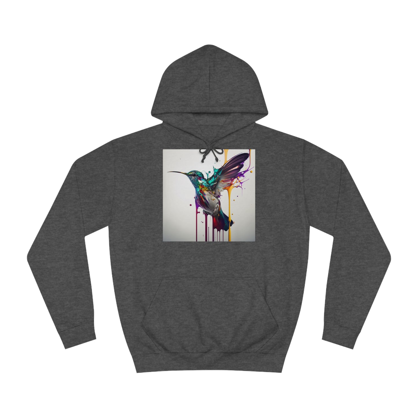 Hummingbird Drip Paint Hoodie