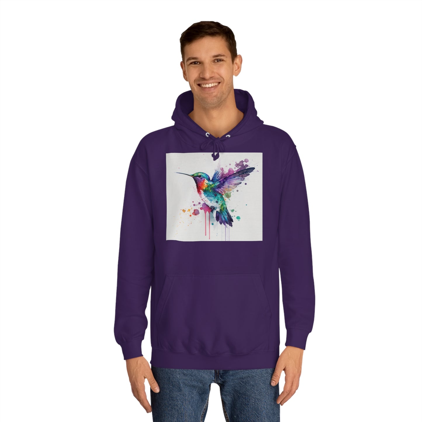 Hummingbird Watercolor Hoodie