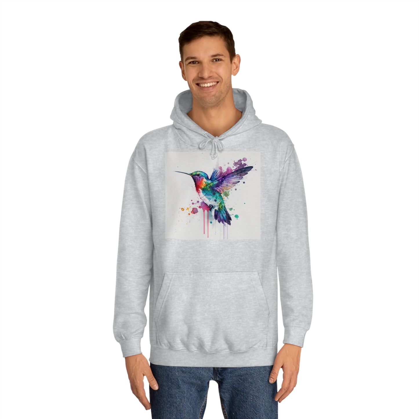Hummingbird Watercolor Hoodie