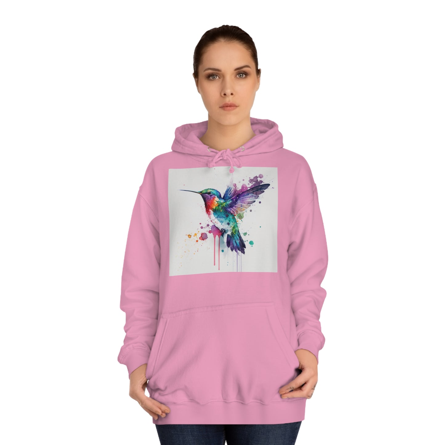Hummingbird Watercolor Hoodie