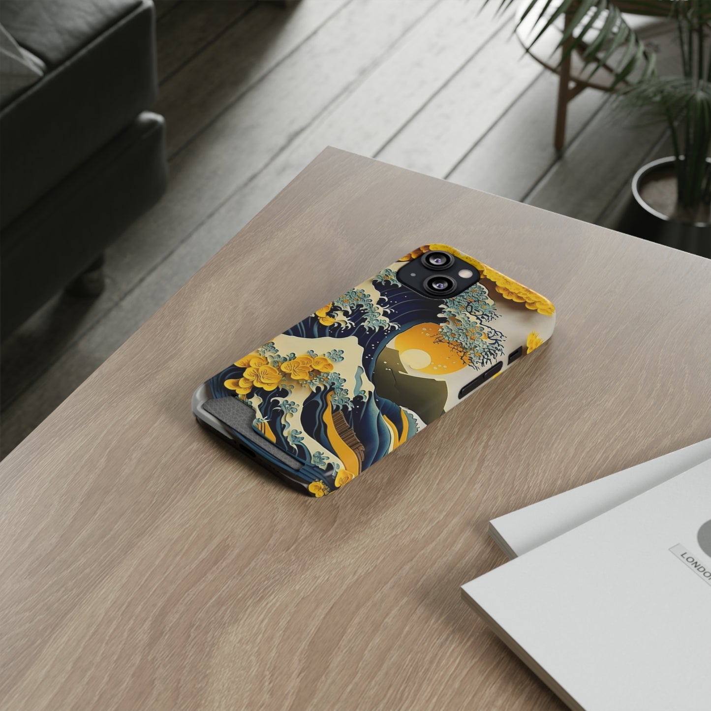 The Tourist White Phone Case With Card Holder