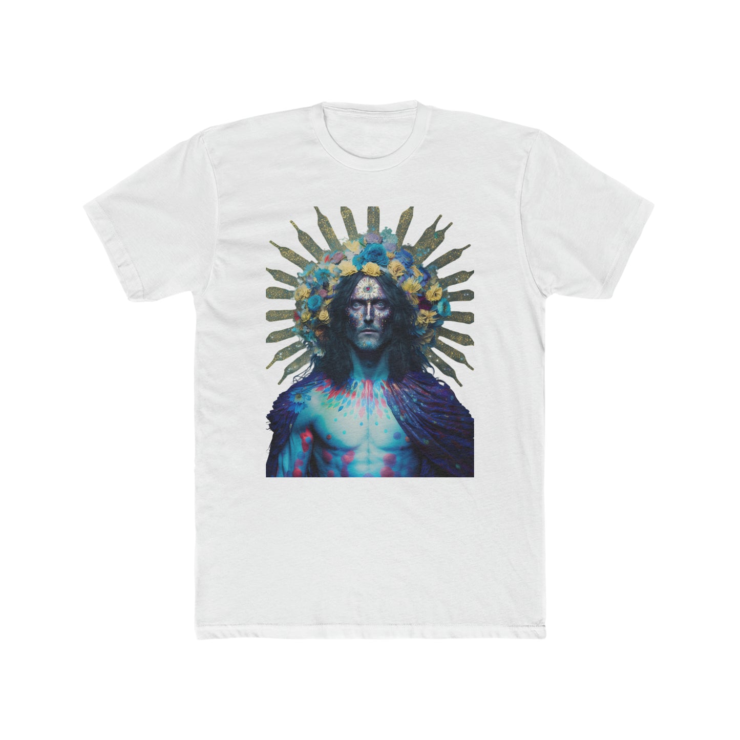 Blue Man with Crown