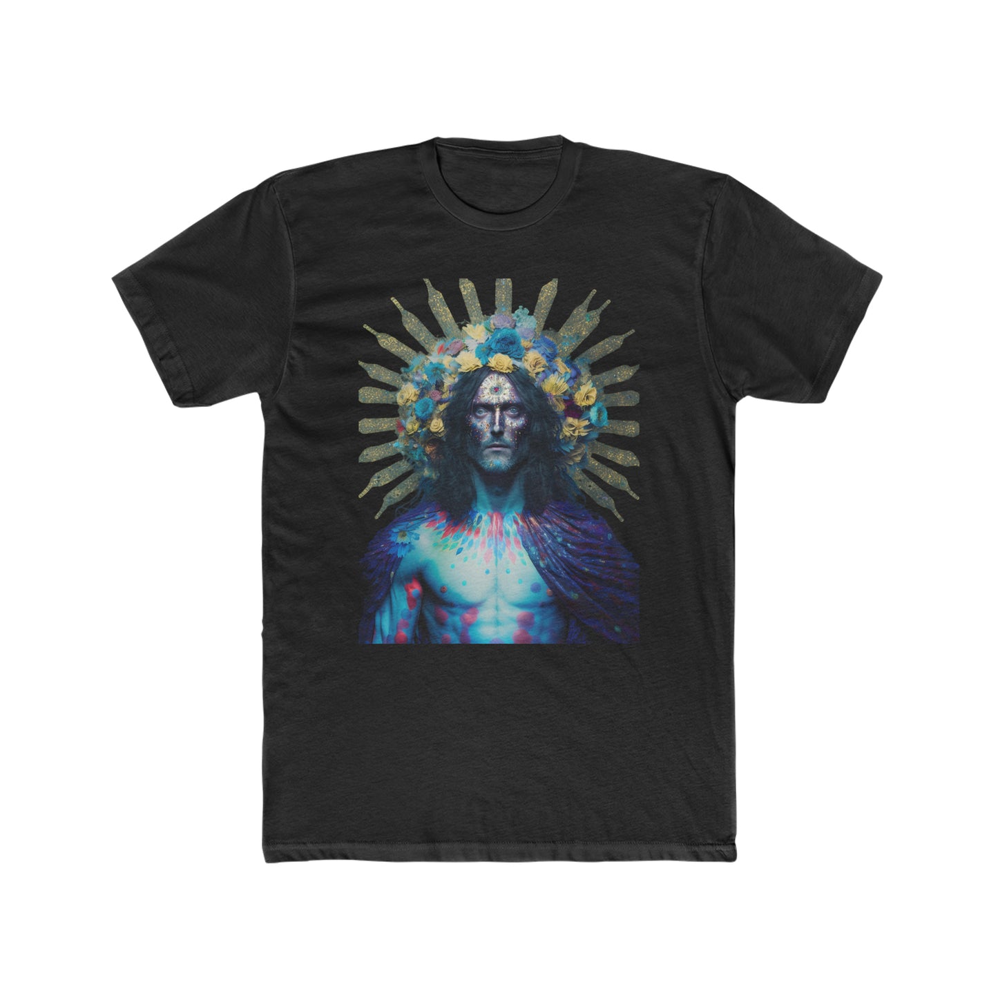 Blue Man with Crown