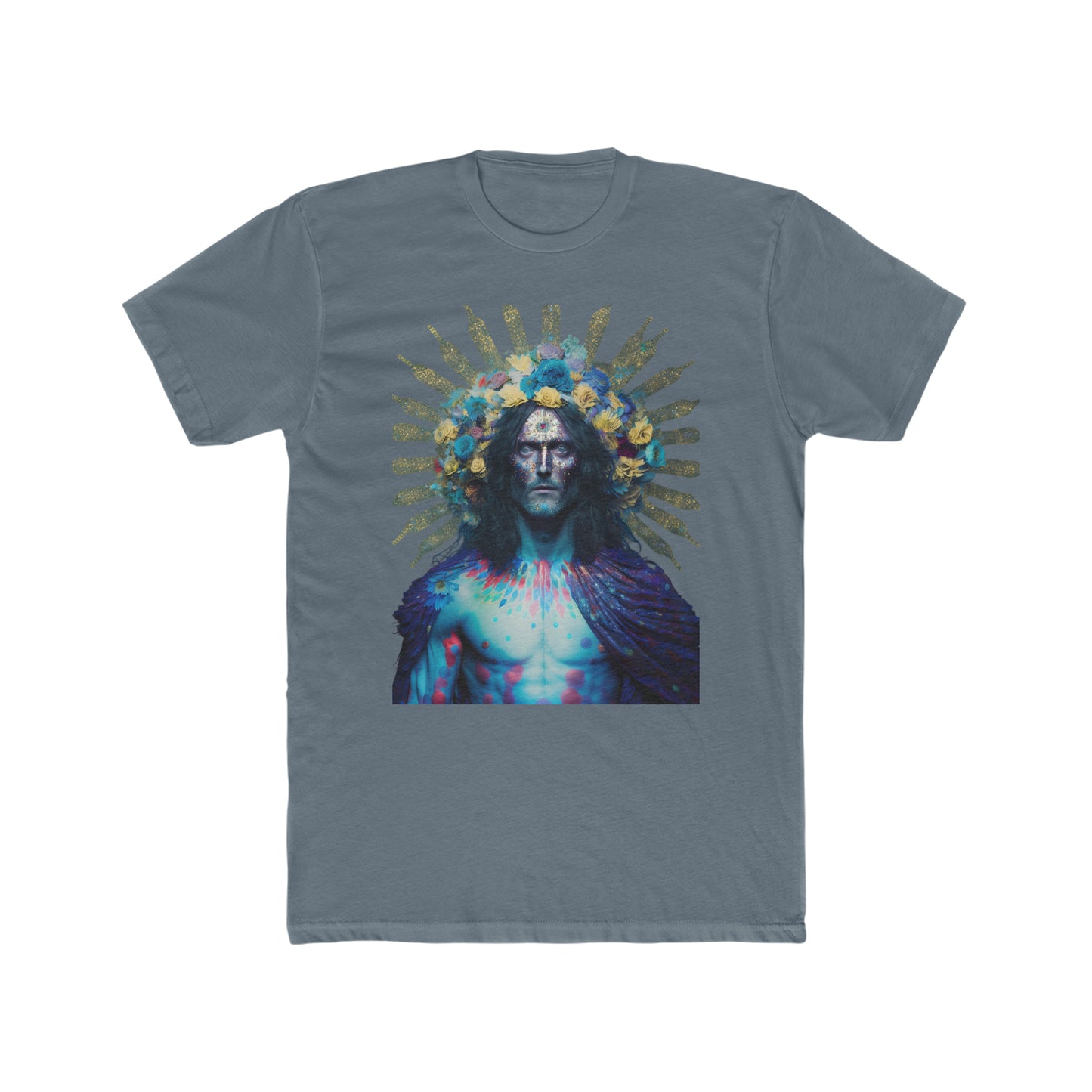 Blue Man with Crown