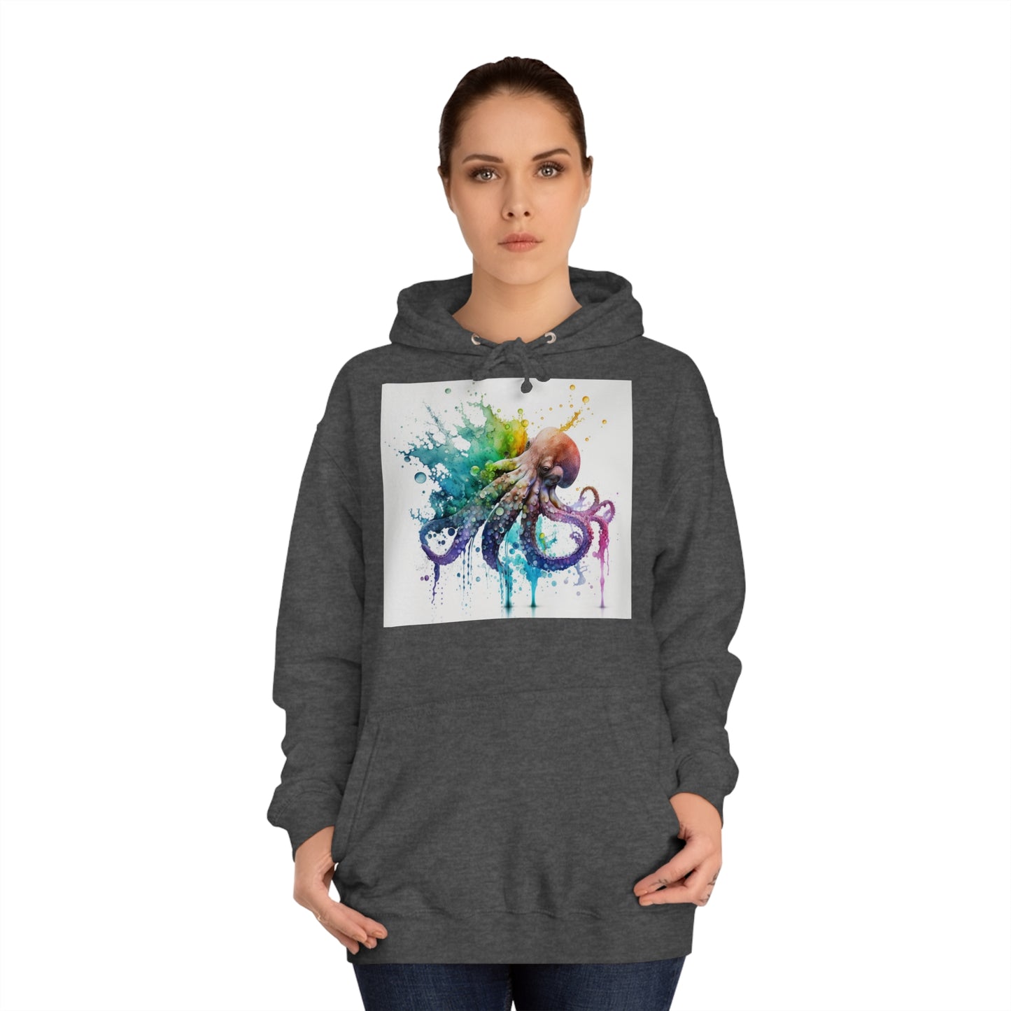 Octopus Drip Paint Hoodie