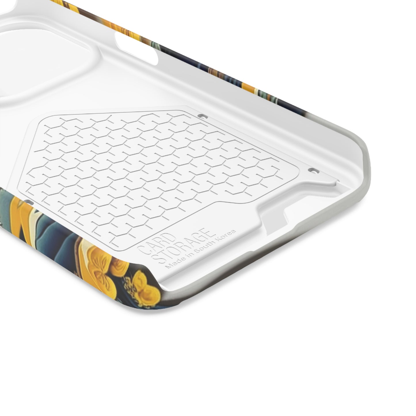 The Tourist White Phone Case With Card Holder