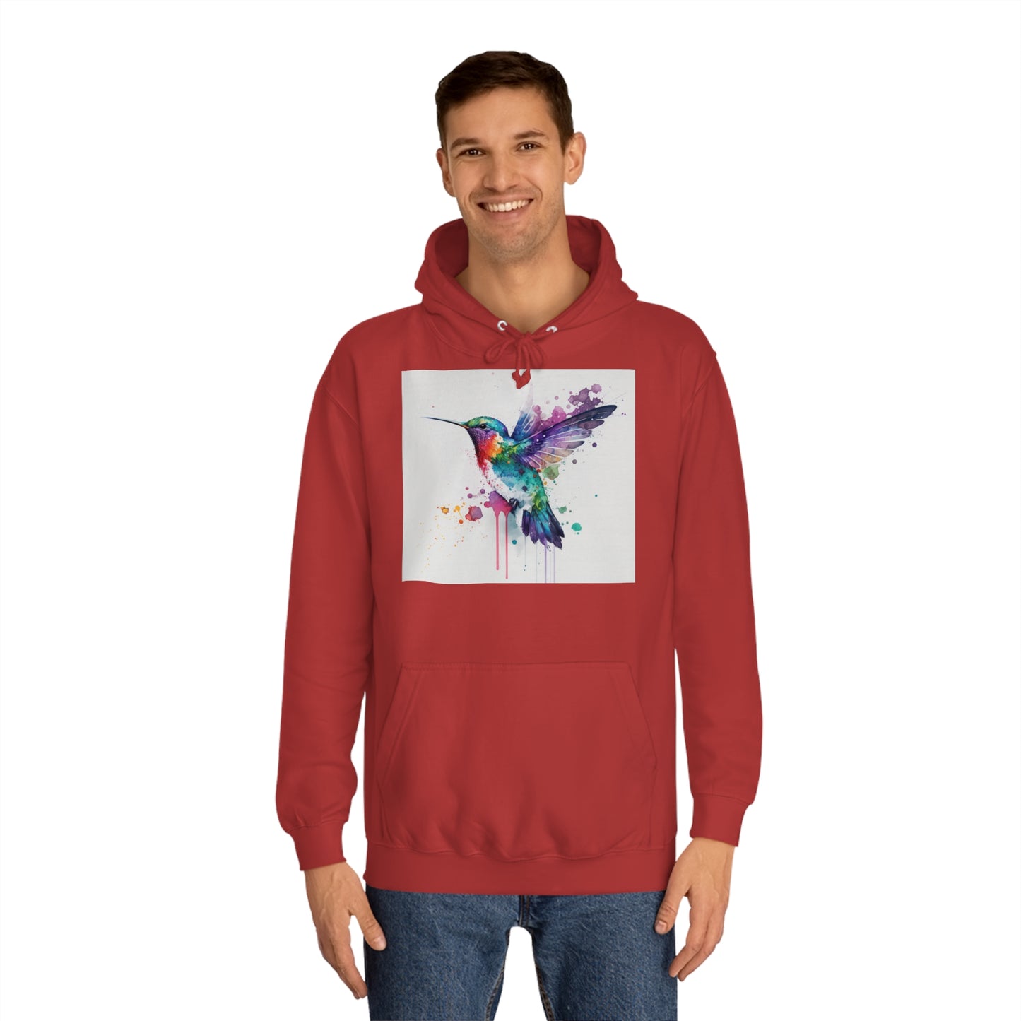 Hummingbird Watercolor Hoodie