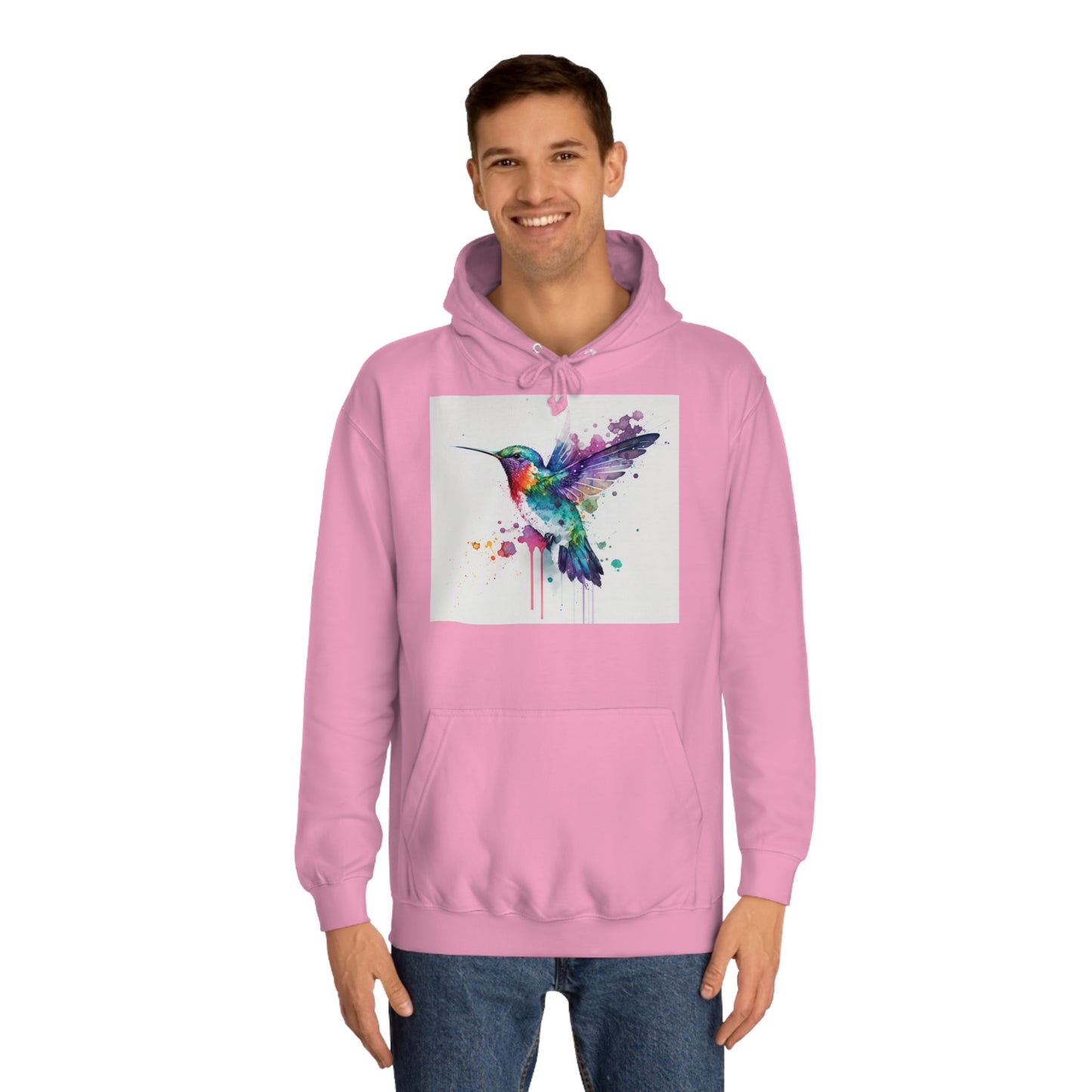 Hummingbird Watercolor Hoodie