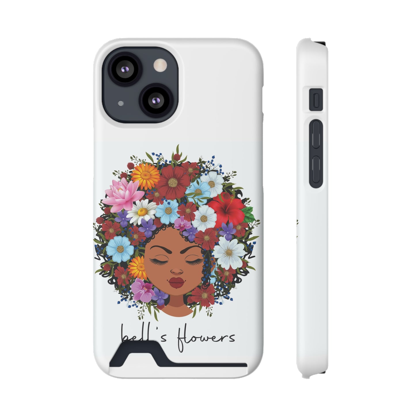 bell's flowers Original Logo Phone Case With Card Holder