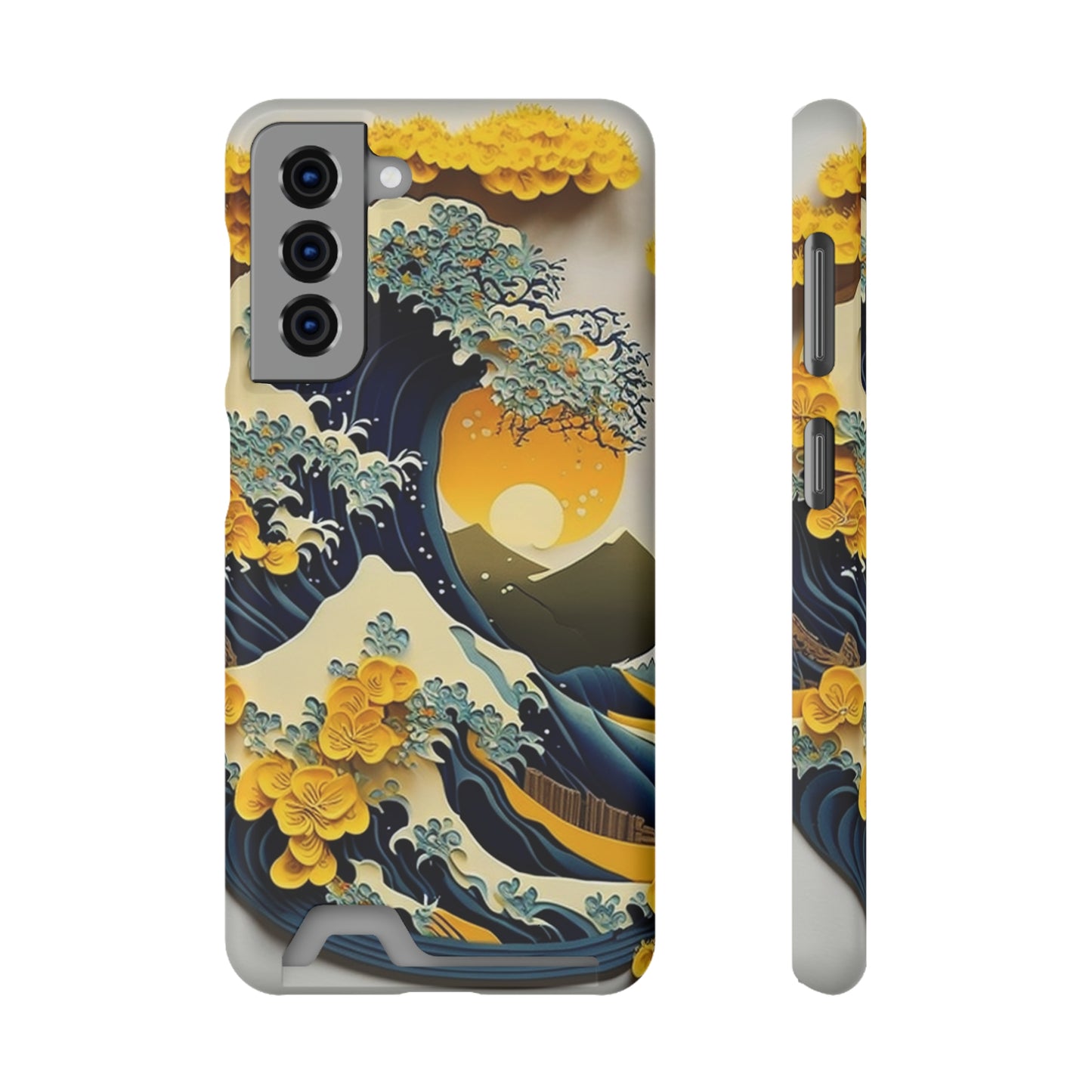 The Tourist White Phone Case With Card Holder