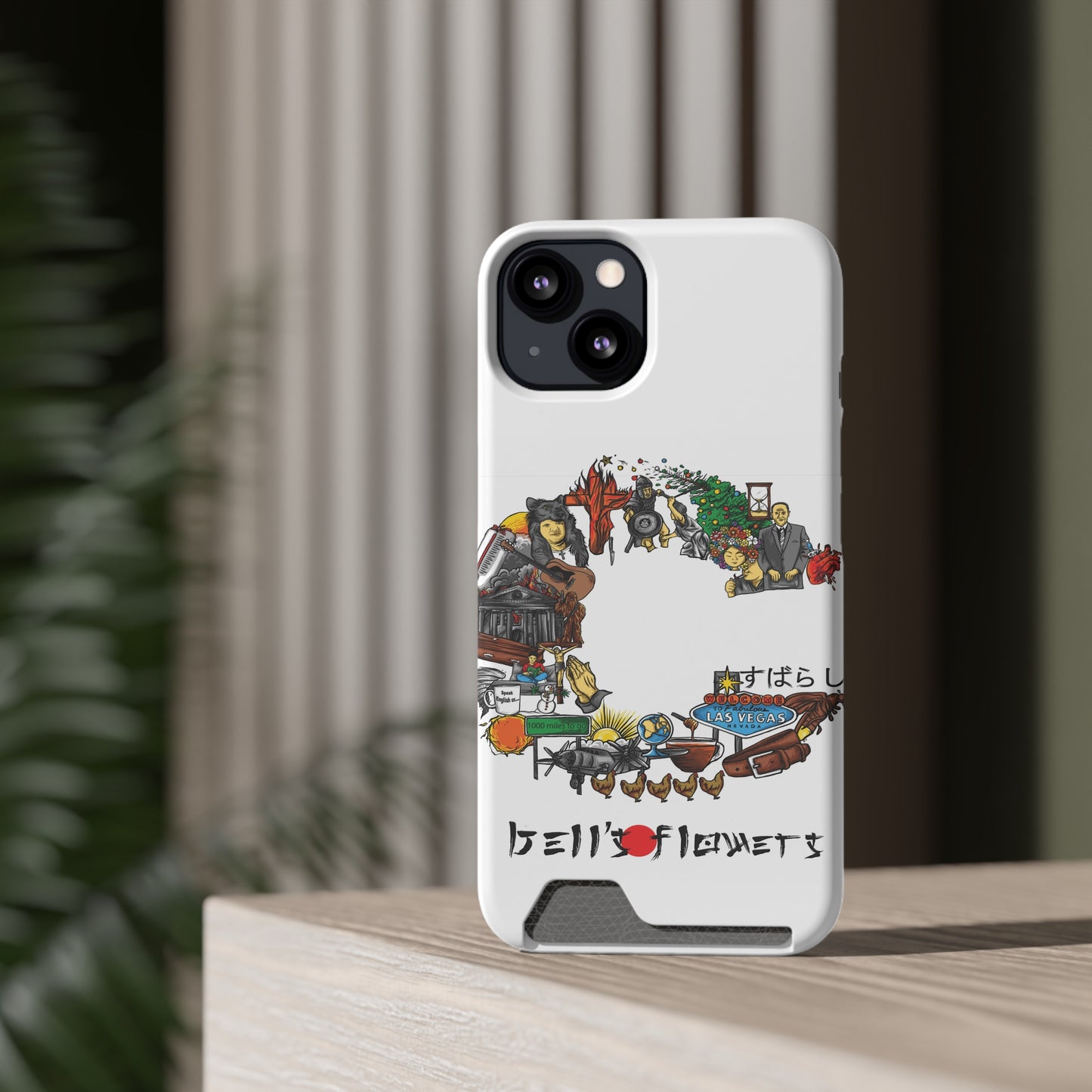 bell's flowers Album C original Phone Case With Card Holder